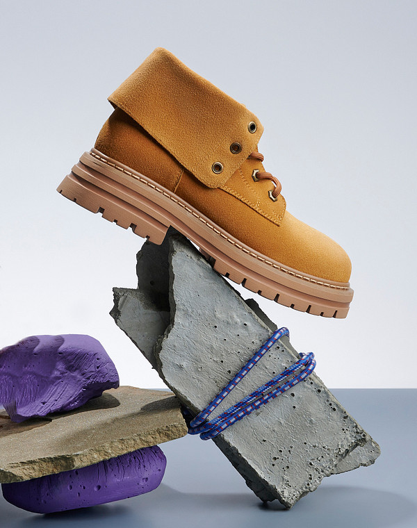 58-410321-0213 Ботинки женские велюр/ворсин-нат.кожа рыж, Mascotte Lite