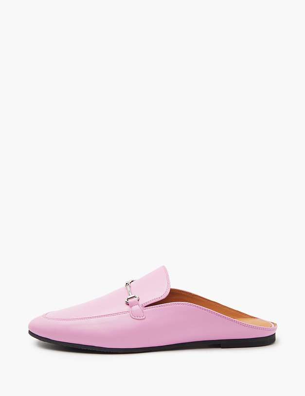 Розовые женские мюли из натуральной кожи MASCOTTE 172-4122111-6542M | ракурс 2