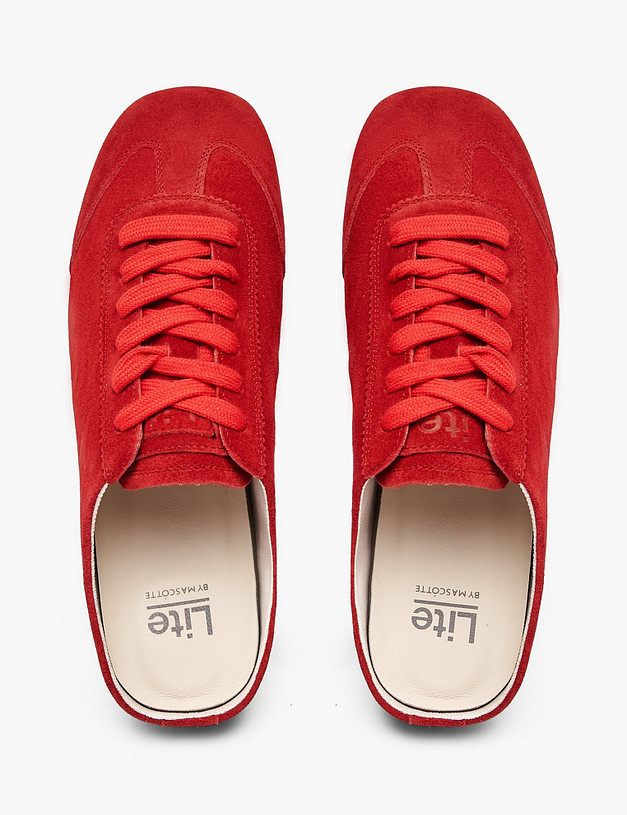 Красные женские сабо MASCOTTE 234-610221-0205 | ракурс 4