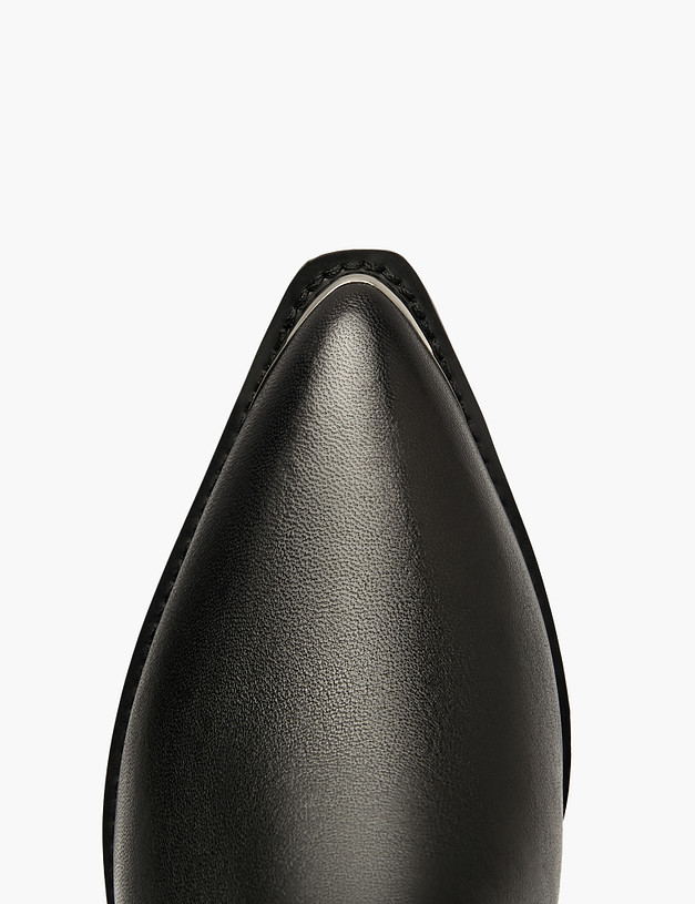 Черные женские сапоги-казаки MASCOTTE 233-520921-0502 | ракурс 4