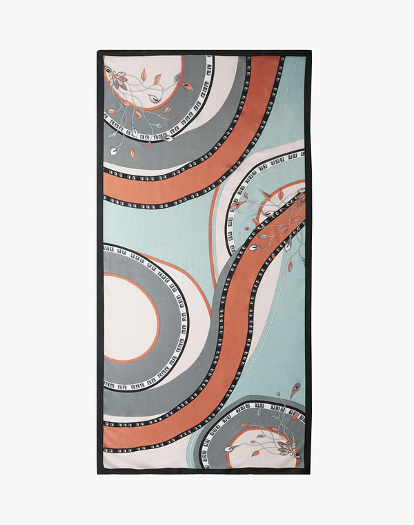 730-2101-2411 Шарф женский зелен, Mascotte