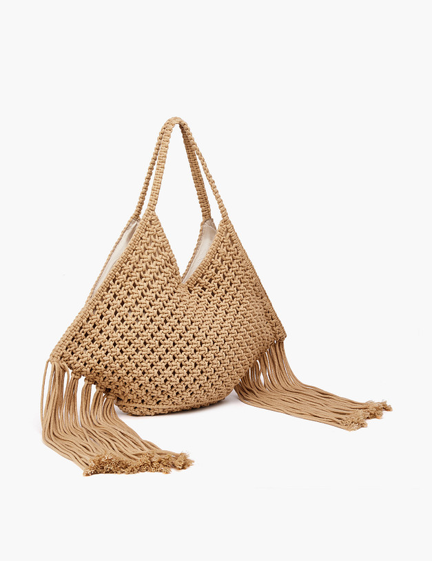 Бежевая женская сумка MASCOTTE 610-5112-208 | ракурс 4