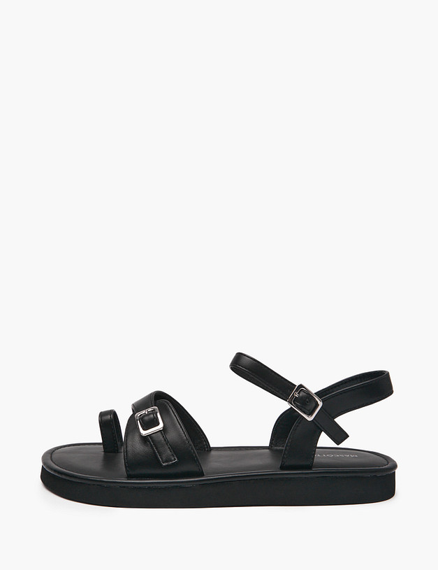 Черные женские сандалии MASCOTTE 78-511661-0602 | ракурс 1