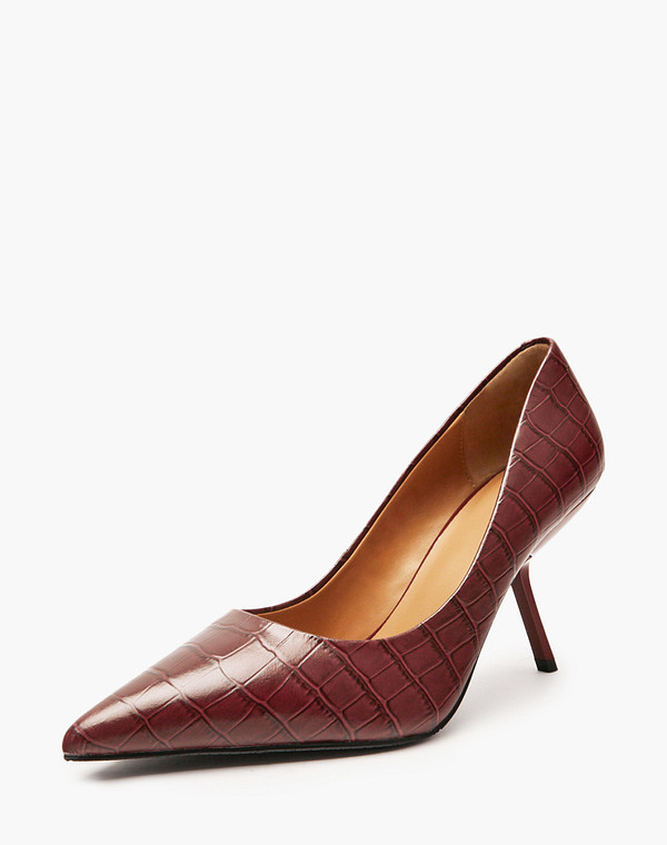 234-515511-0105 Туфли женские нат.кожа/нат.кожа бордо, Mascotte