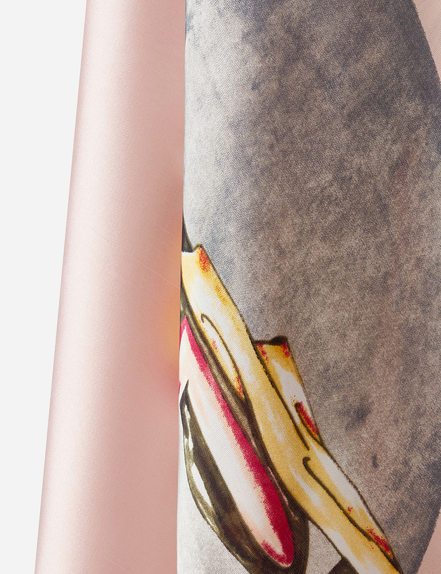 Розовый женский платок MASCOTTE 730-1201-2405 | ракурс 2