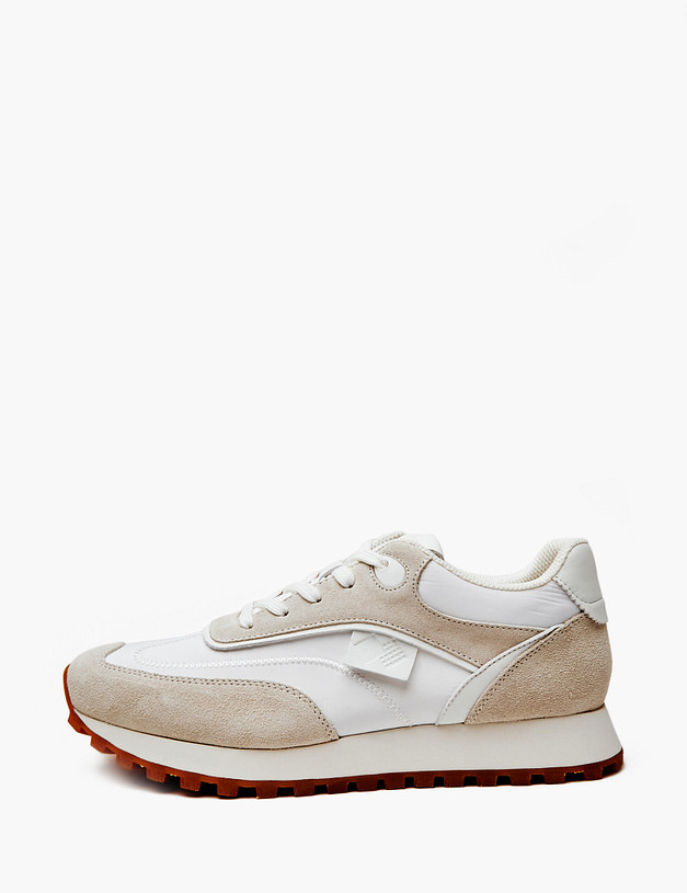 Молочные женские кроссовки MASCOTTE 47-410421-0201 | ракурс 1