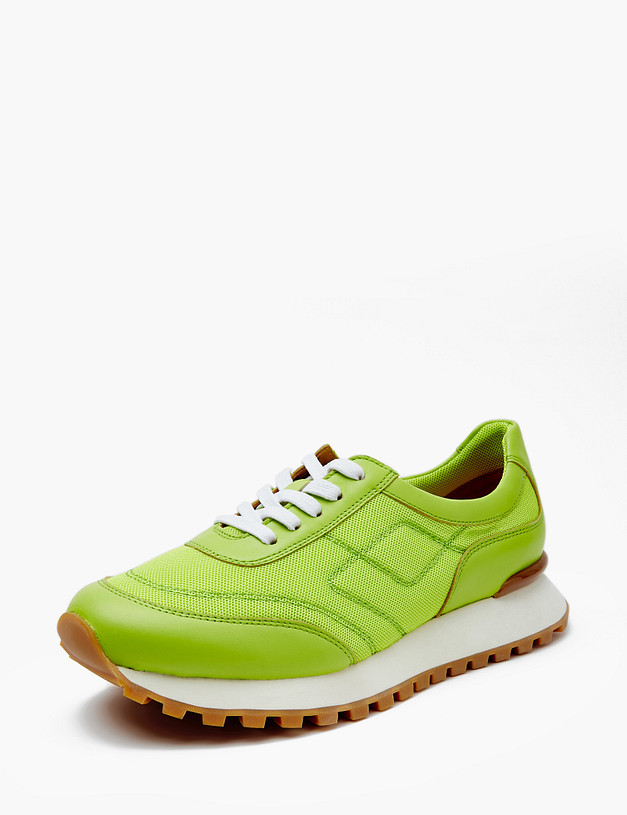 Зеленые женские кроссовки MASCOTTE 22-4121122-6547M | ракурс 2