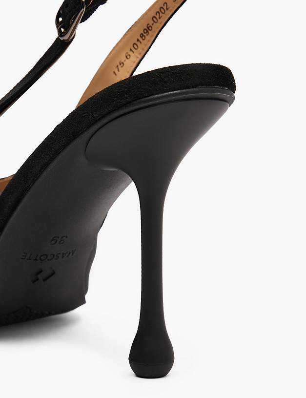 Черные женские туфли MASCOTTE 175-6101896-0202 | ракурс 7