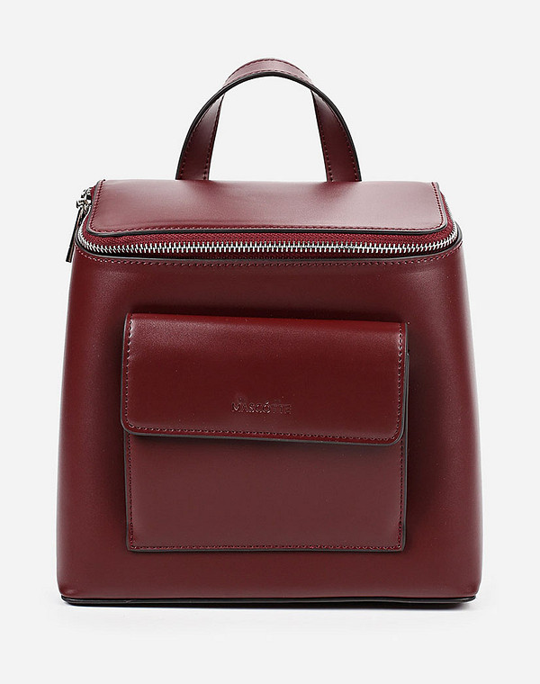 628-9109-605 Рюкзак женский и.кожа/текстиль бордо, S, Mascotte