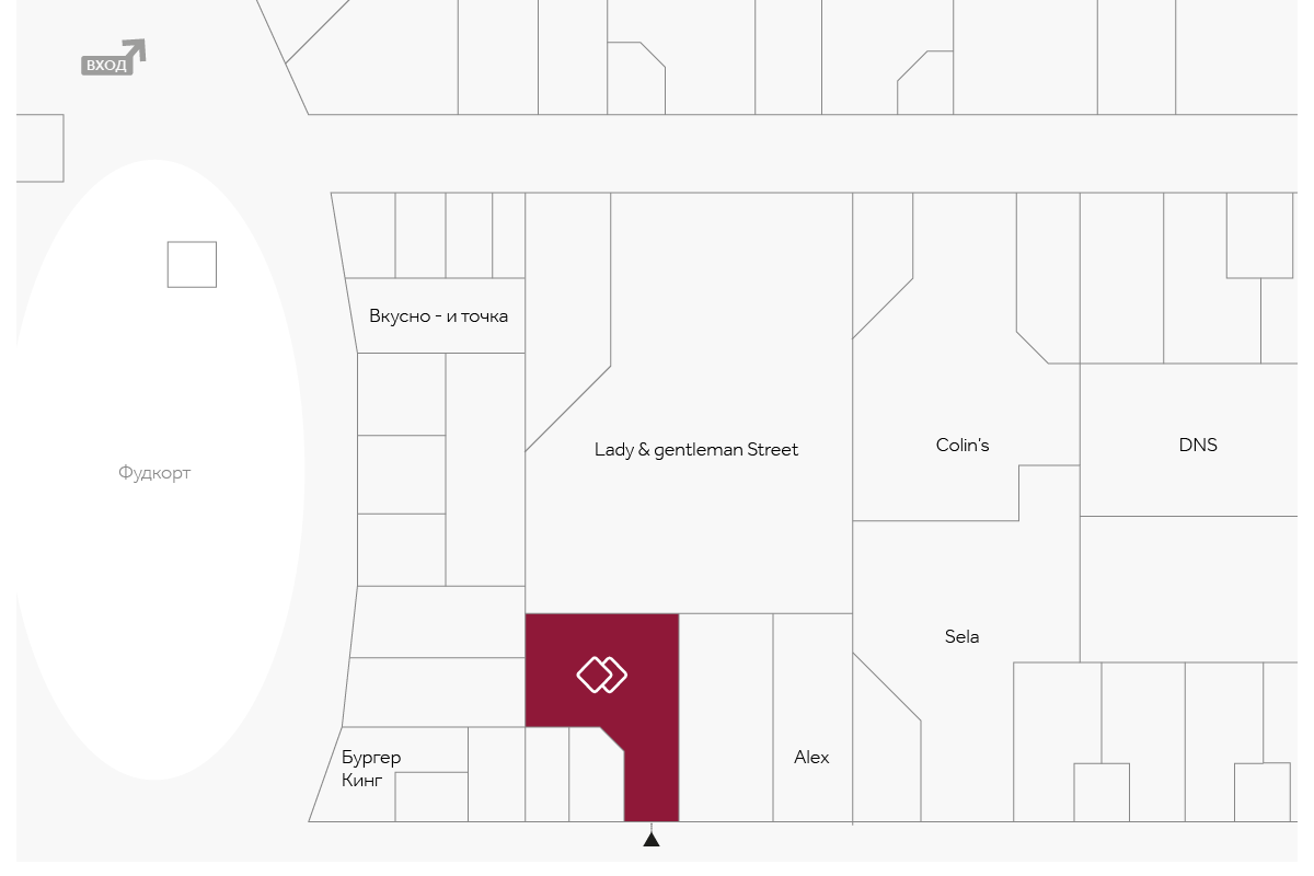 Салон Mascotte в ТЦ Мега Ростов-на-Дону