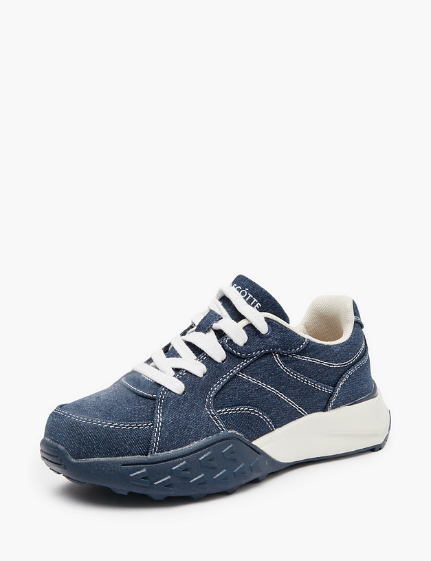 Синие детские кроссовки MASCOTTE 151-420121-0203 | ракурс 3