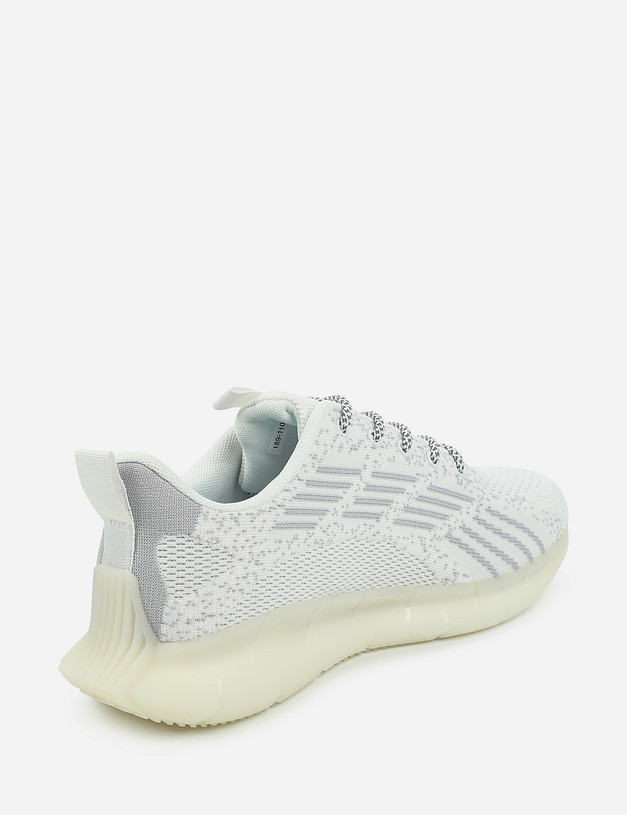 Белые летние мужские кроссовки MASCOTTE 189-110421-0201 | ракурс 3