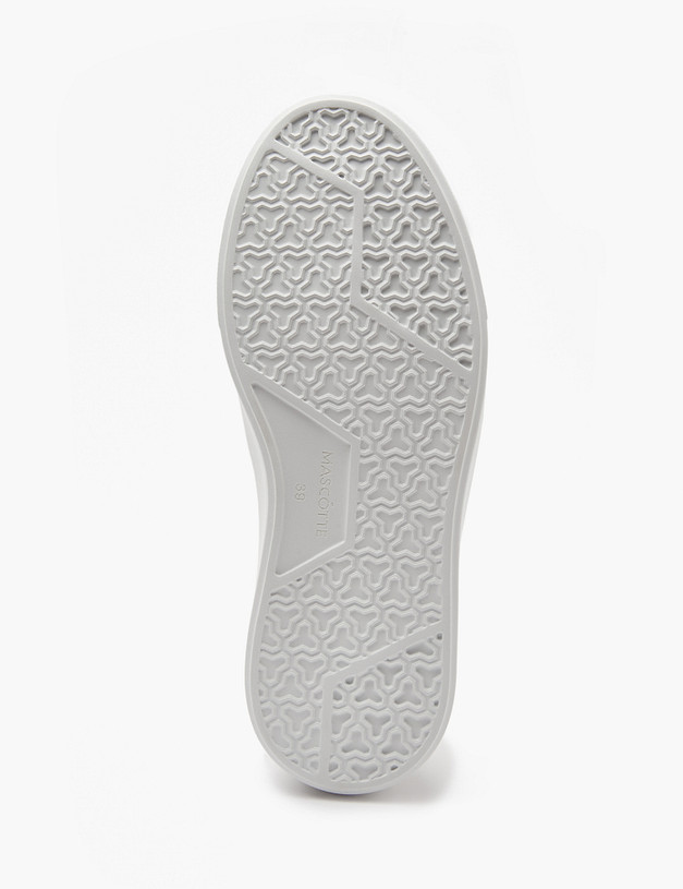Белые женские кеды из кожи MASCOTTE 22-4127111-4120M | ракурс 5