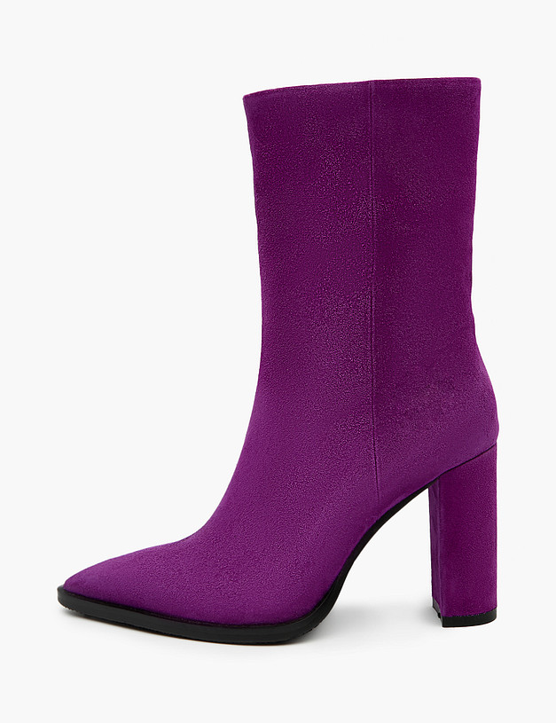 Фиолетовые женские ботильоны на высоком каблуке MASCOTTE 172-3202621-4632M | ракурс 1