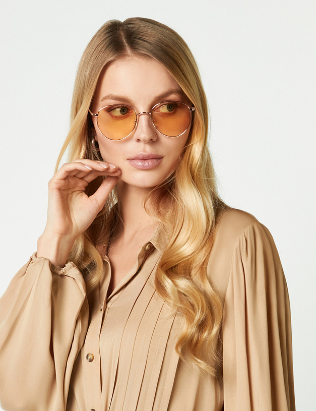 Желтые женские очки MASCOTTE 753-2108-7718 | ракурс 1