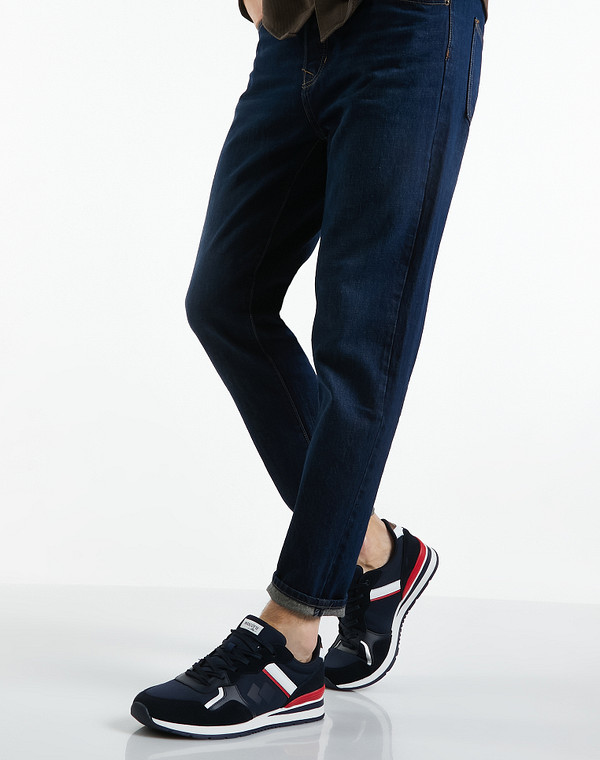 189-2114523-0203 Полуботинки для активного отдыха мужские текстиль-велюр/текстиль синий, Mascotte Lite