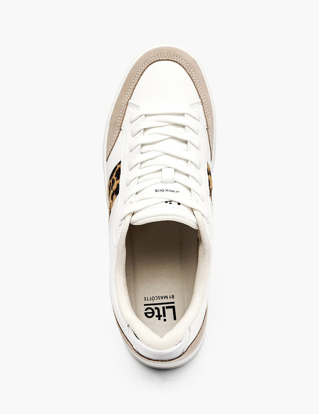 Белые женские кеды MASCOTTE 64-523021-0601 | ракурс 4