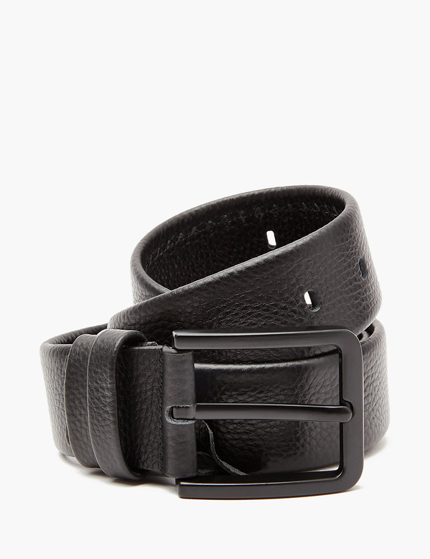 Черный мужской ремень MASCOTTE 727-3257-102 | ракурс 2 Черный мужской ремень MASCOTTE 727-3257-102 | ракурс 2