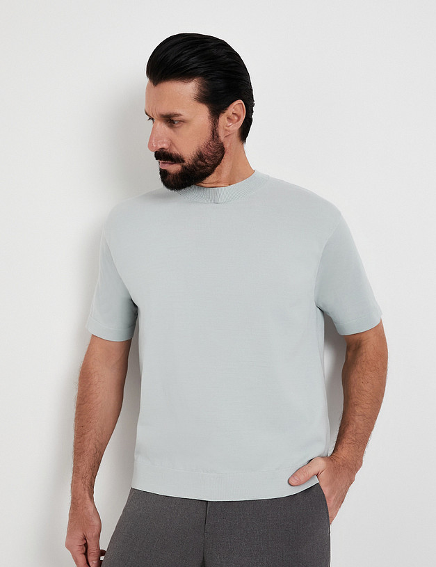 Голубой мужской джемпер MASCOTTE 971-6109-2611 | ракурс 1