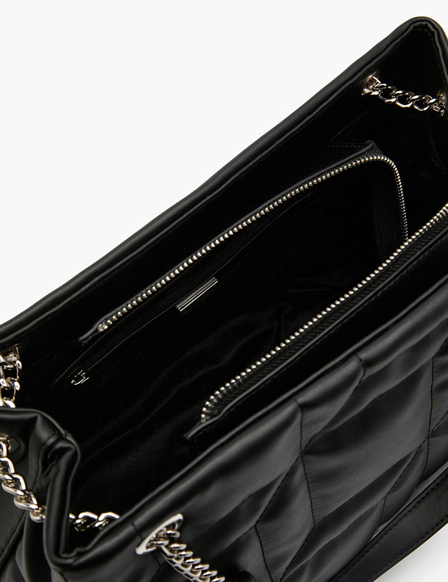 Черная стеганая женская сумка MASCOTTE 670-3104-602 | ракурс 4