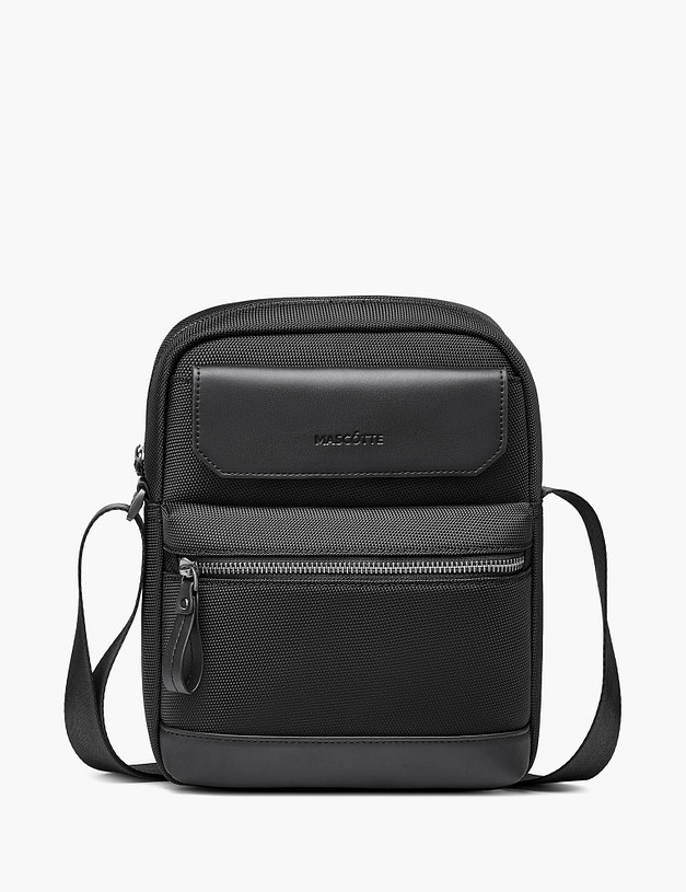 Черная мужская сумка MASCOTTE 604-5132-202 | ракурс 2 Черная мужская сумка MASCOTTE 604-5132-202 | ракурс 2