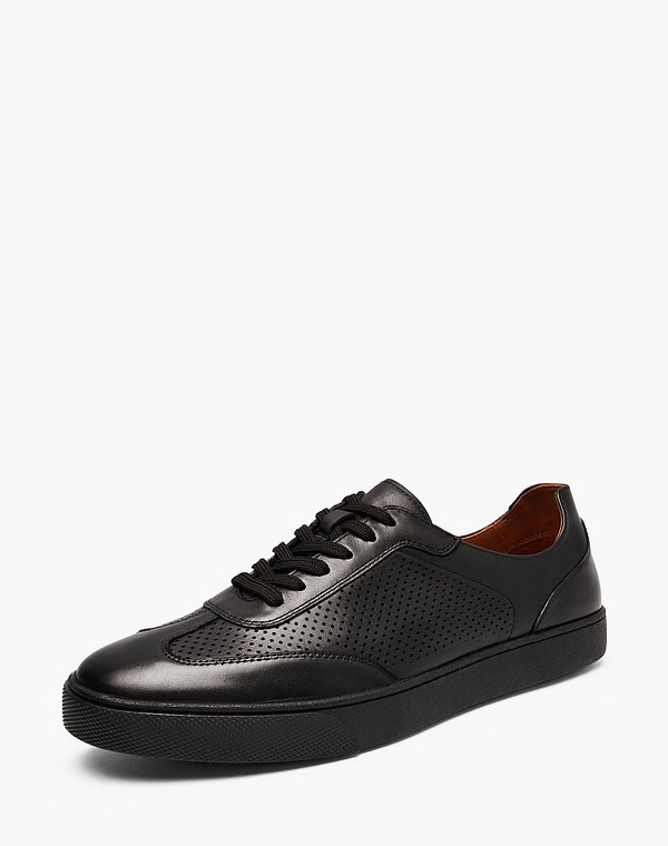 142-6132012-0102 Полуботинки для активного отдыха мужские нат.кожа/нат.кожа-текстиль черн, Mascotte