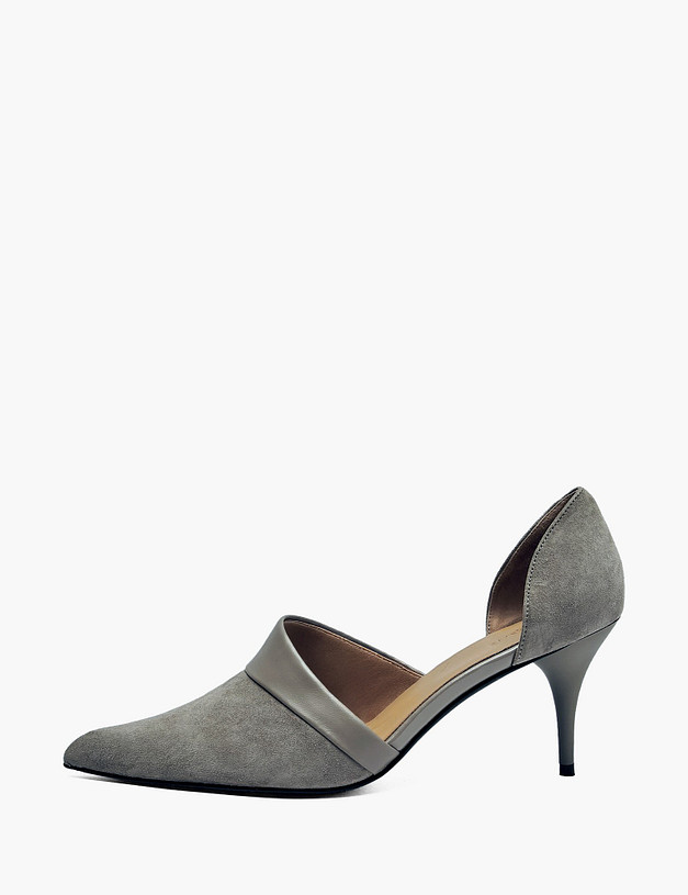 Серые женские туфли MASCOTTE 126-612615-5604M | ракурс 1