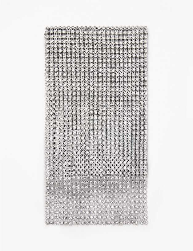 Серебристая женская сумка MASCOTTE 679-3210-7716 | ракурс 2