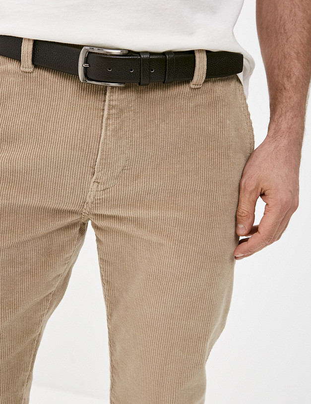 Коричневый мужской ремень MASCOTTE 727-0131-109 | ракурс 3