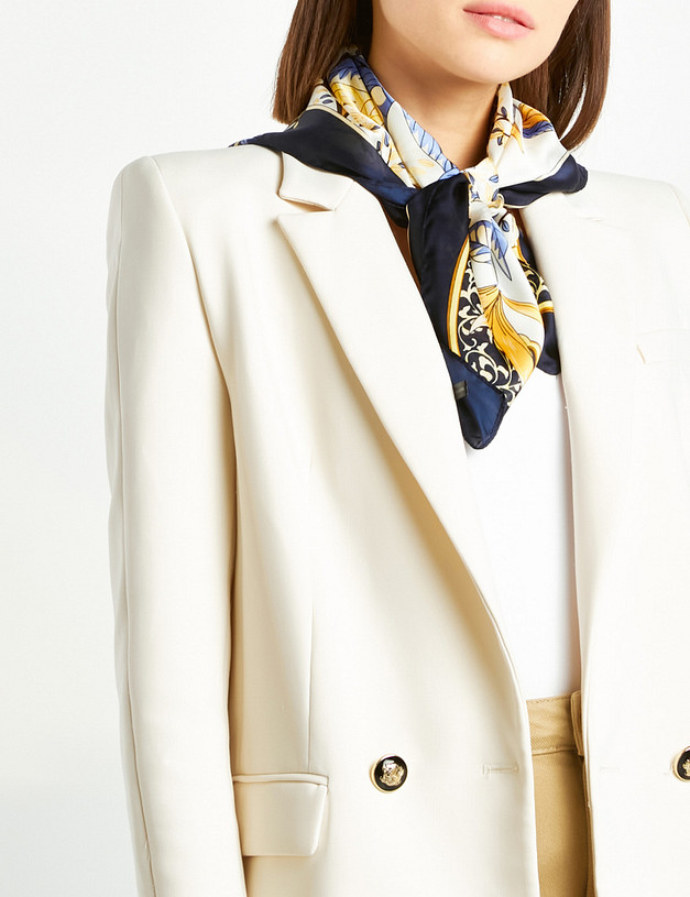 Бежевый женский платок MASCOTTE 763-2206-2403 | ракурс 1