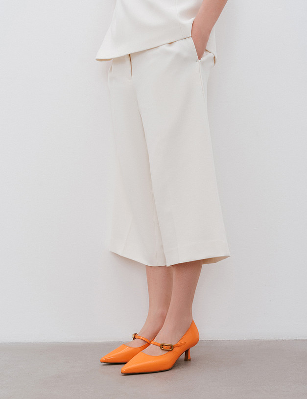 Оранжевые женские туфли Мэри Джейн MASCOTTE 94-5164612-0713 | ракурс 8