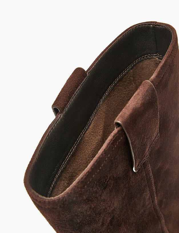 Коричневые женские полусапоги MASCOTTE 175-5280532-4696M | ракурс 6