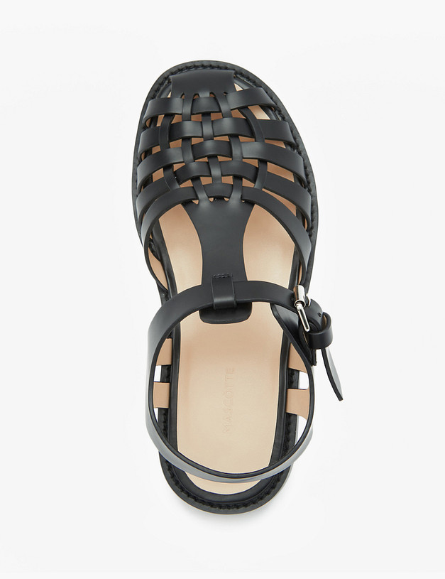 Черные женские сандалии MASCOTTE 47-310111-0602 | ракурс 5