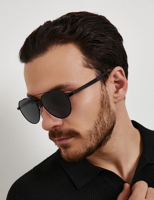 Черные мужские очки MASCOTTE 793-6145-7710 | ракурс 2