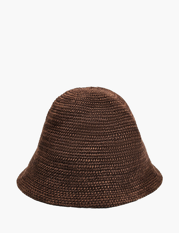 Коричневая женская шляпа MASCOTTE 766-6143-2609 | ракурс 1