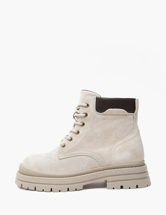 Бежевые женские ботинки MASCOTTE 234-425221-0601 | ракурс 3