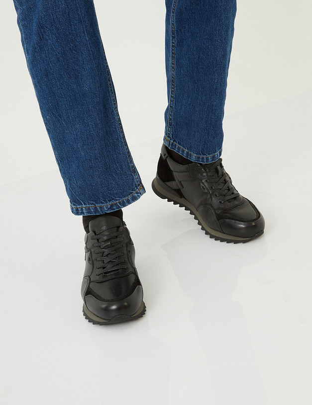 Кожаные мужские кроссовки на меху MASCOTTE 58-1215532-3108M | ракурс 1