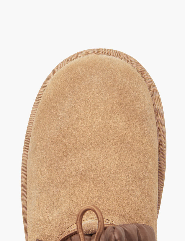 Бежевые женские угги MASCOTTE 234-3206537-0208 | ракурс 5 Бежевые женские угги MASCOTTE 234-3206537-0208 | ракурс 5