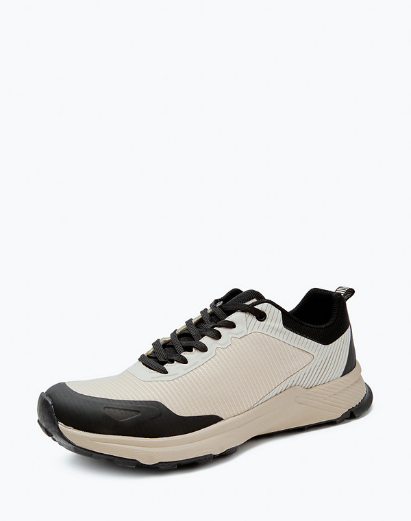 189-411321-0201 Полуботинки для активного отдыха мужские текстиль/текстиль молочн-черн, Mascotte Lite