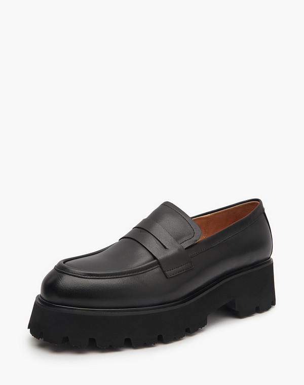 195-510511-3100M Туфли женские нат.кожа/нат.кожа черн, Mascotte