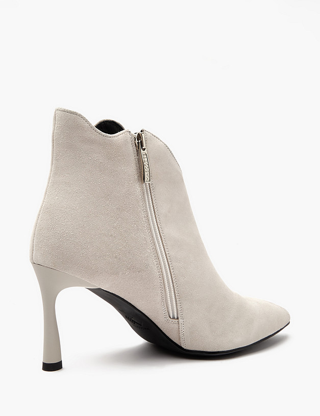 Молочные  женские ботильоны  MASCOTTE 126-410221-0201 | ракурс 4 Молочные  женские ботильоны  MASCOTTE 126-410221-0201 | ракурс 4