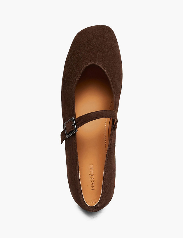 Коричневые женские туфли Мэри Джейн MASCOTTE 233-613711-4690M | ракурс 4