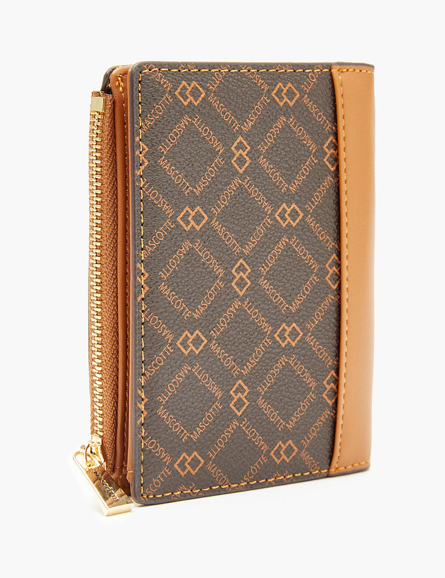 Коричневый женский кошелек MASCOTTE 615-3235-609 | ракурс 3