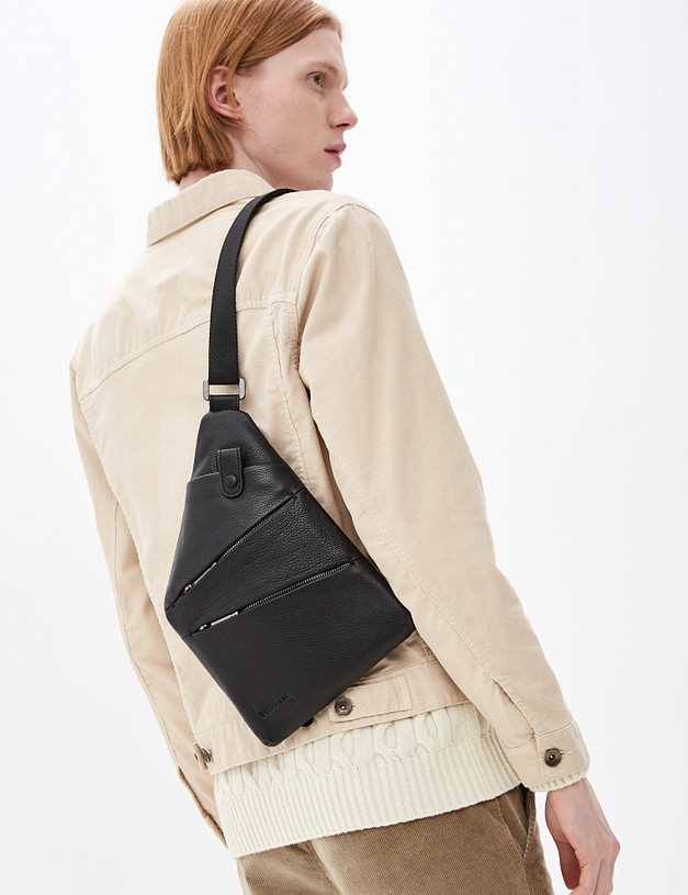 Черная мужская сумка MASCOTTE 622-1204-102 | ракурс 1