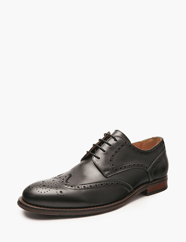 Черные мужские броги MASCOTTE 128-513912-0102 | ракурс 3