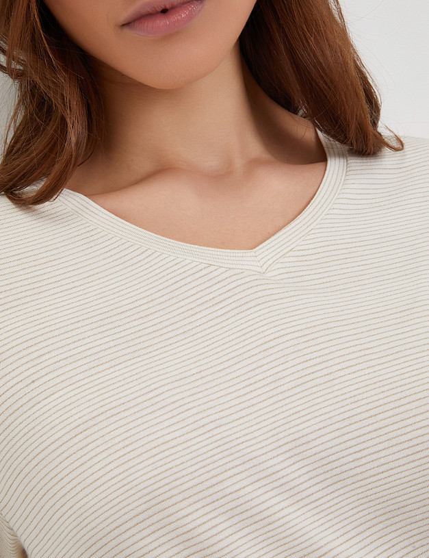 Молочная женская футболка MASCOTTE 890-4102-2401 | ракурс 3