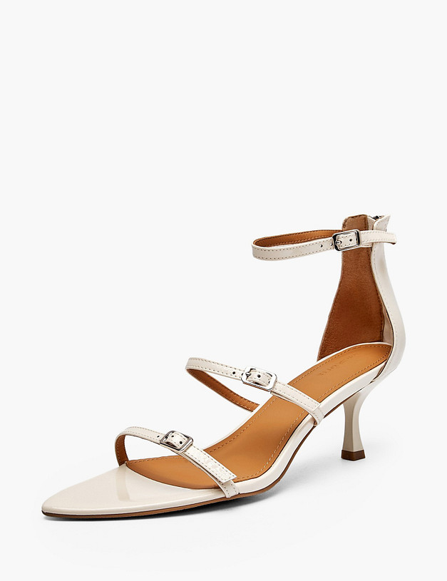 Молочные женские босоножки MASCOTTE 233-6103011-3778M | ракурс 2