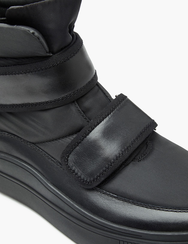 Черные мужские хайтопы MASCOTTE 22-321823-0102 | ракурс 7 Черные мужские хайтопы MASCOTTE 22-321823-0102 | ракурс 7