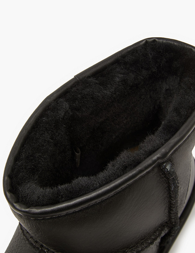 Черные кожаные мужские угги MASCOTTE 128-029331-0902 | ракурс 8