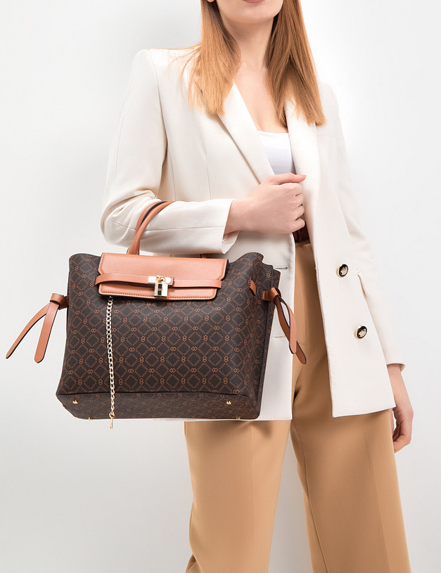 Коричневая женская сумка MASCOTTE 602-3107-609 | ракурс 1